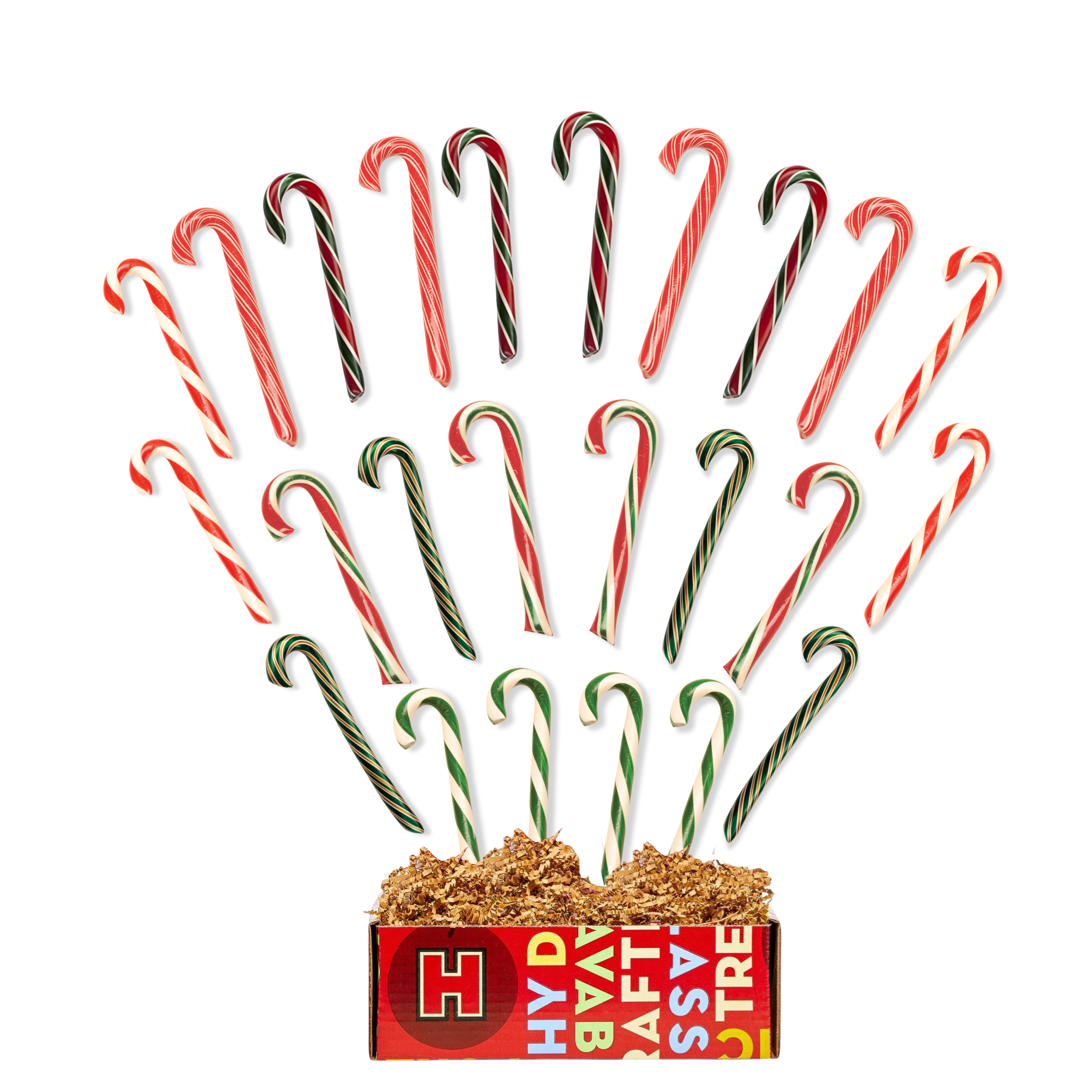 24 Candy Cane Gift Box