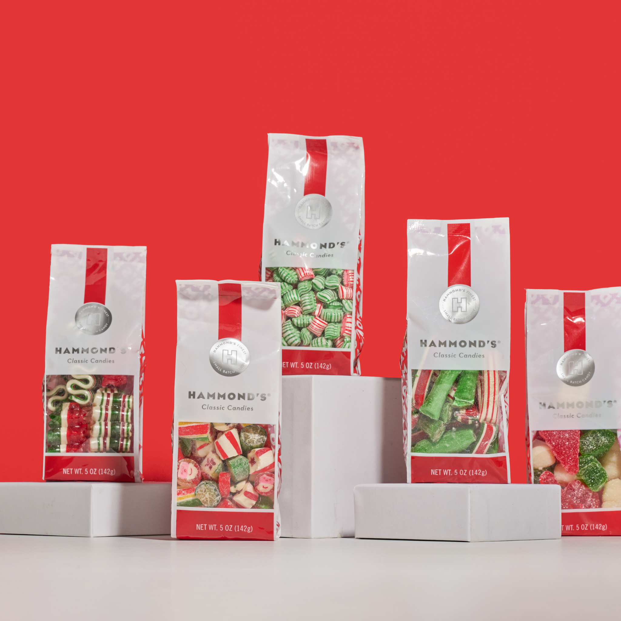 varied christmas gift bags