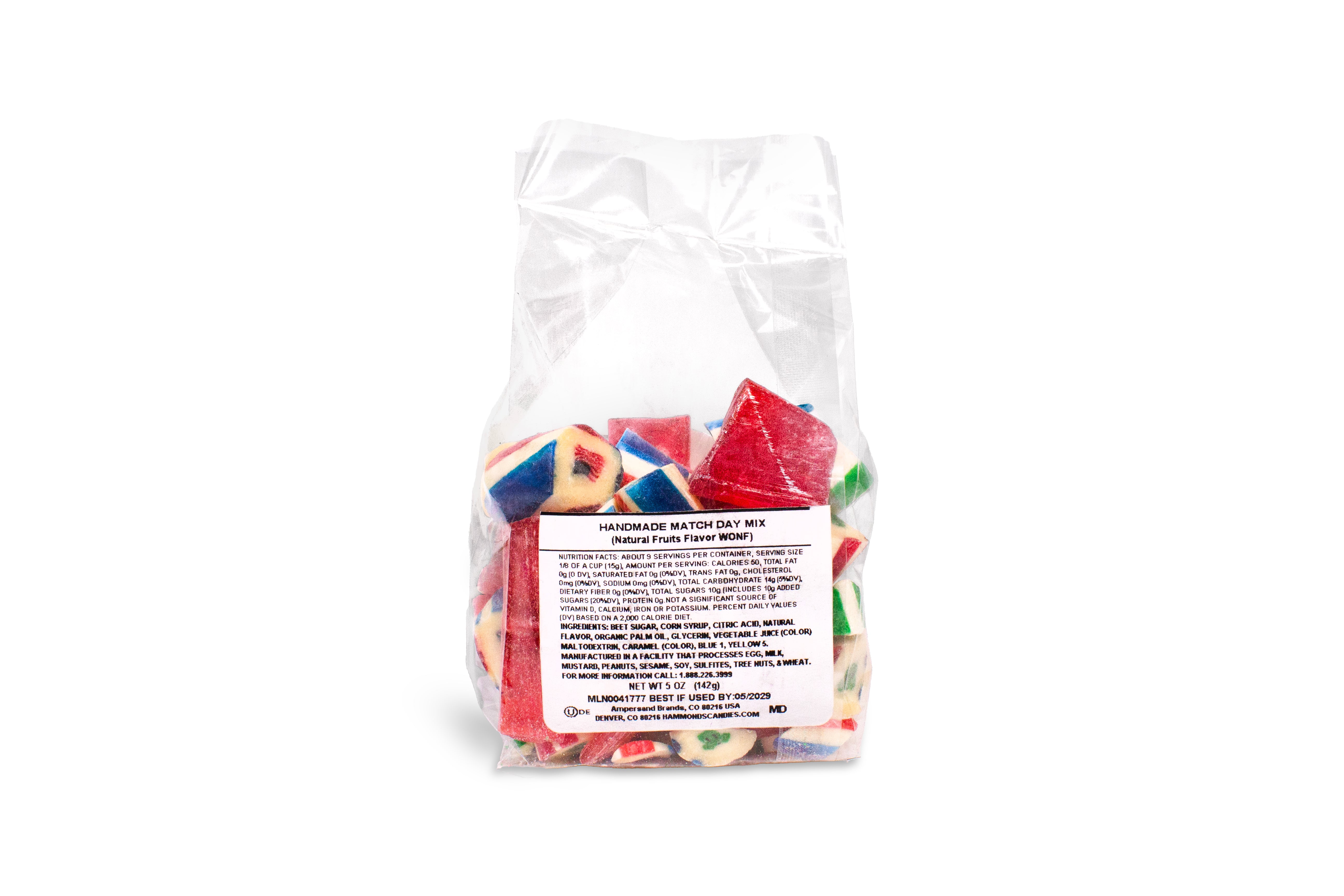 Back of Match Day Mix Art Candy