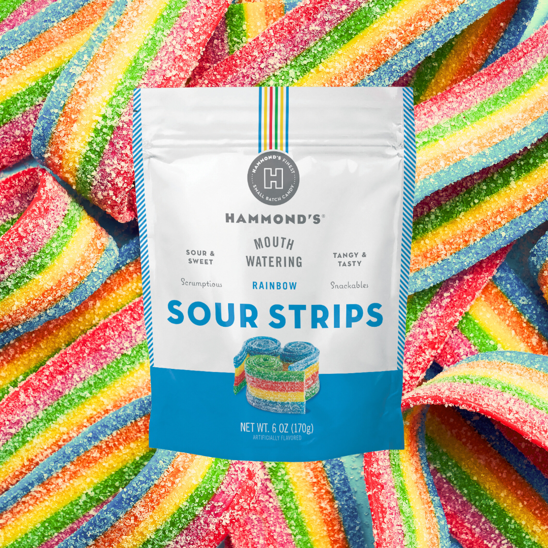 Hammond's Rainbow Sour Stips