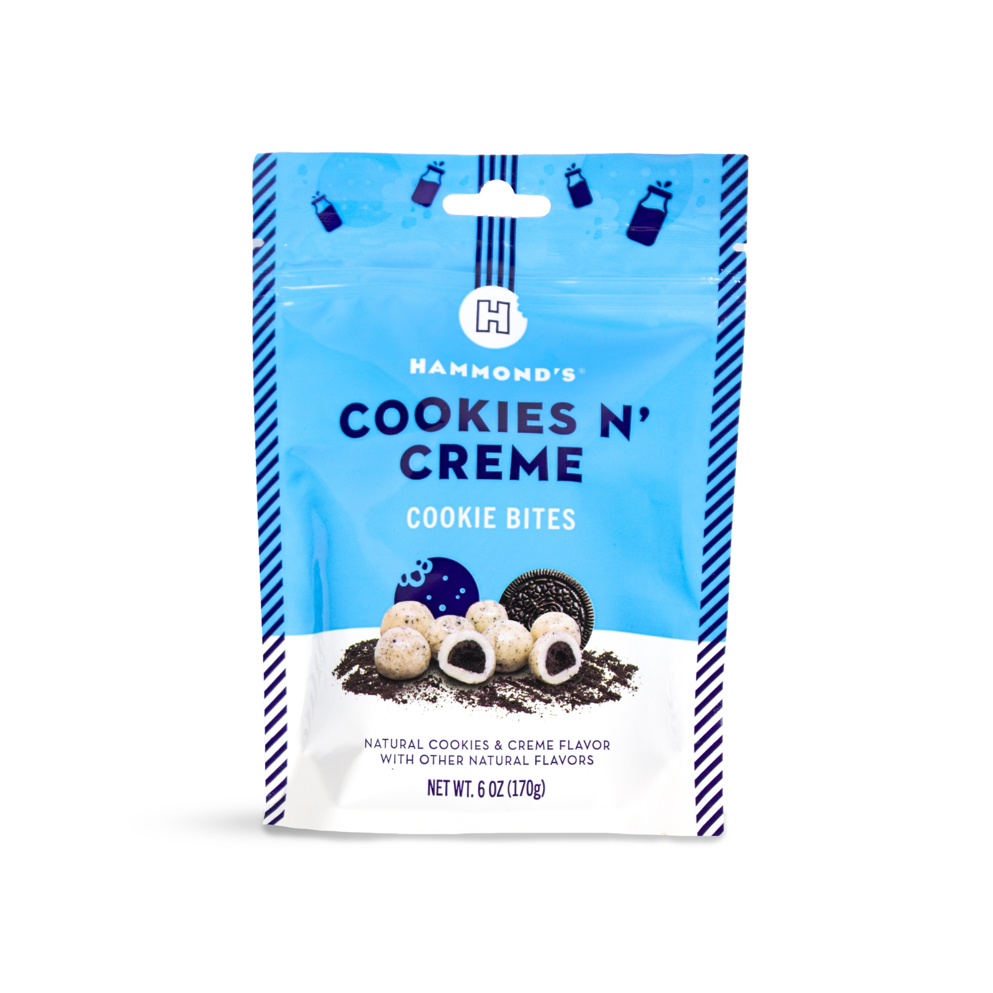 Front of Cookies N Creme Cookie Bites