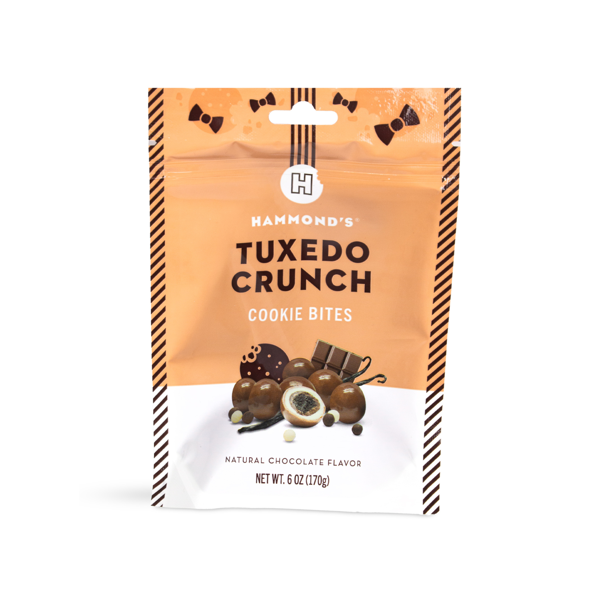 front of tuxedo crunch cookie bites