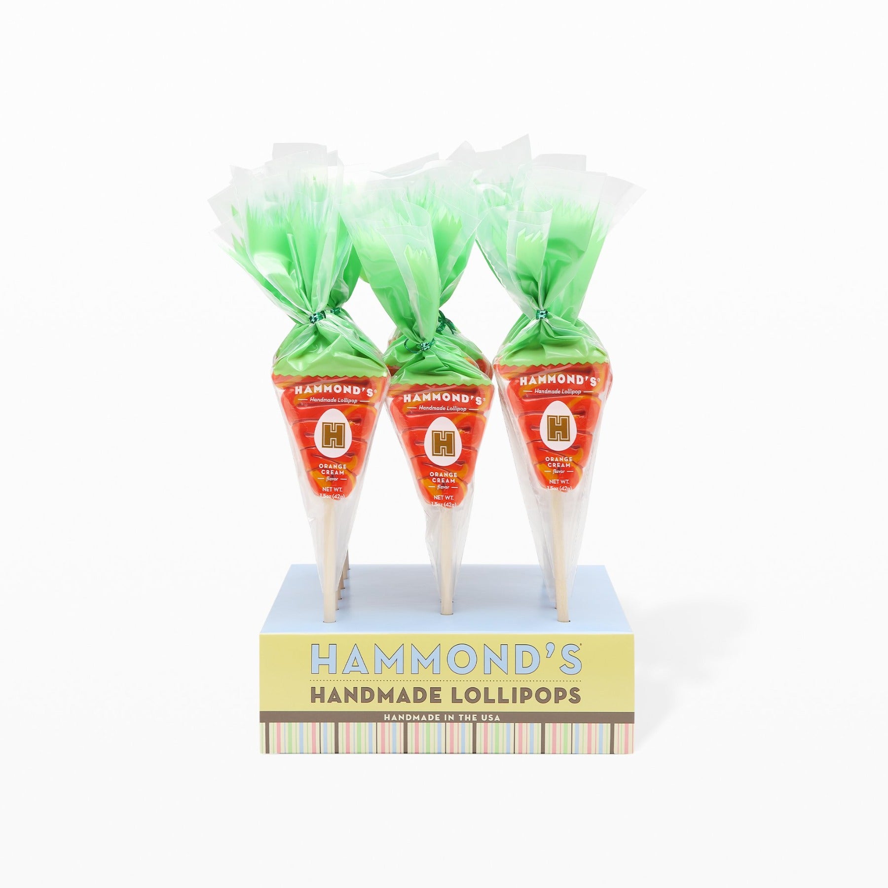 Case of 18 Carrot Lollipops