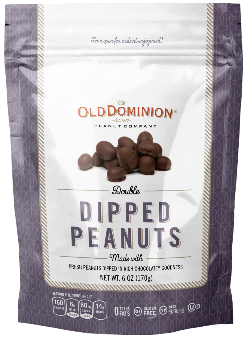 Milk Chocolate Double Dipped Peanuts - 8 OZ - Old Kentucky Chocolates
