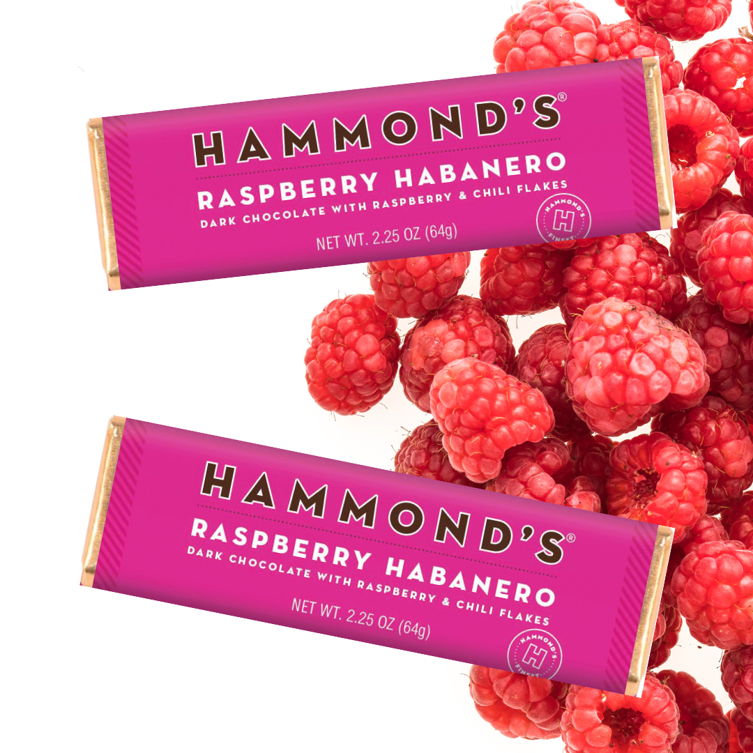 Raspberry Habanero Dark Chocolate Bars
