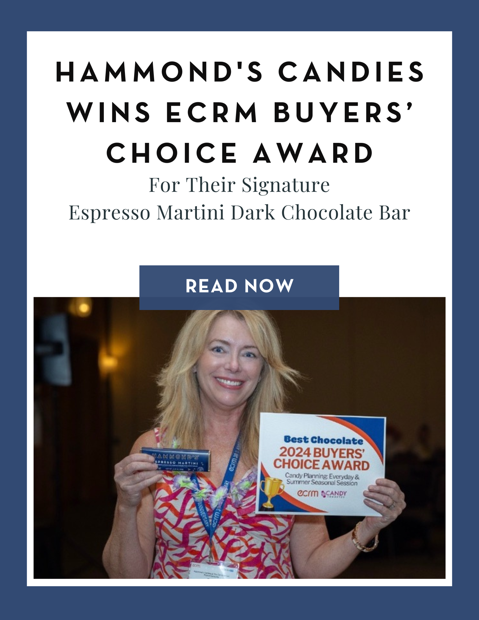 Hammond's Candies Wins ECRM Buyers Choice Award