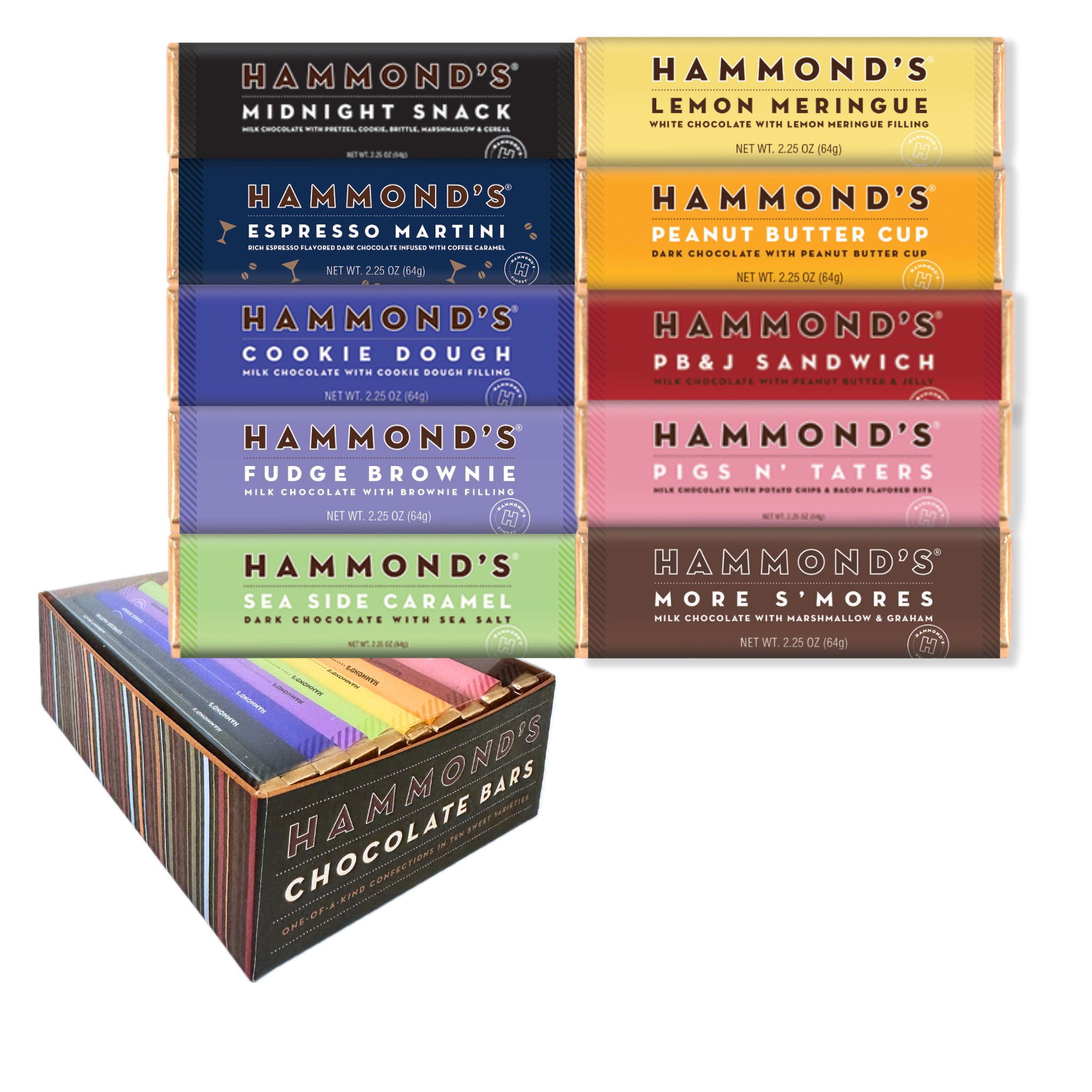 Hammond's Chocolate Bar 10-Pack