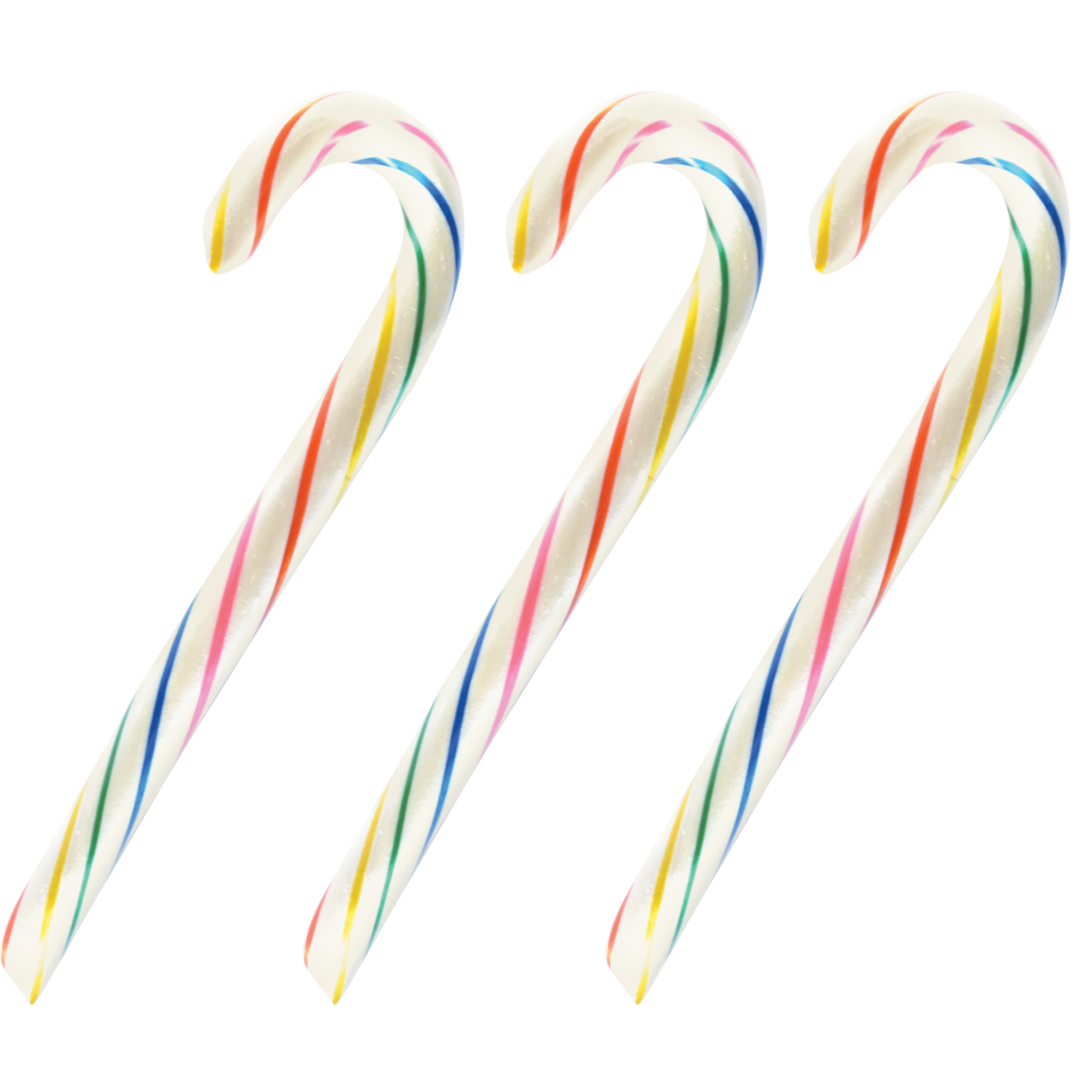 Filled Birthday Cake Candy Canes