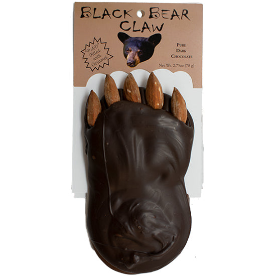 Black bear claw dark chocolate