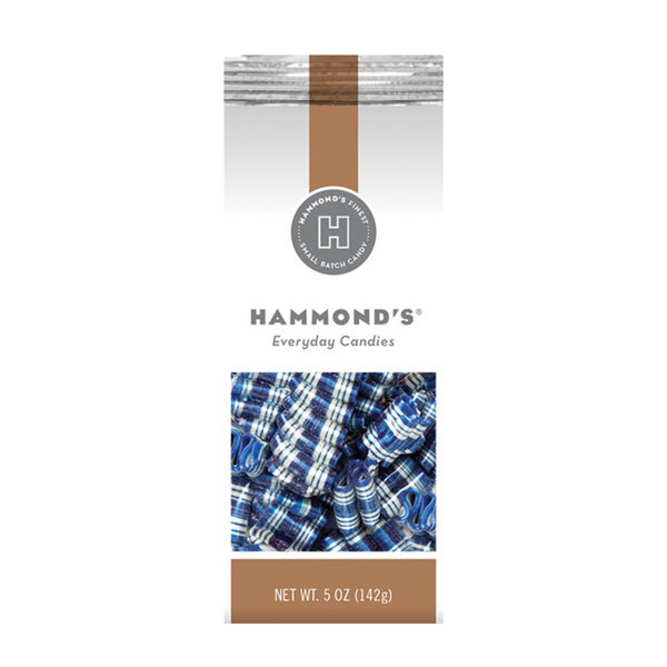 Mini Blue Raspberry Ribbon Candy Bags | Hammond's Candies Since 1920