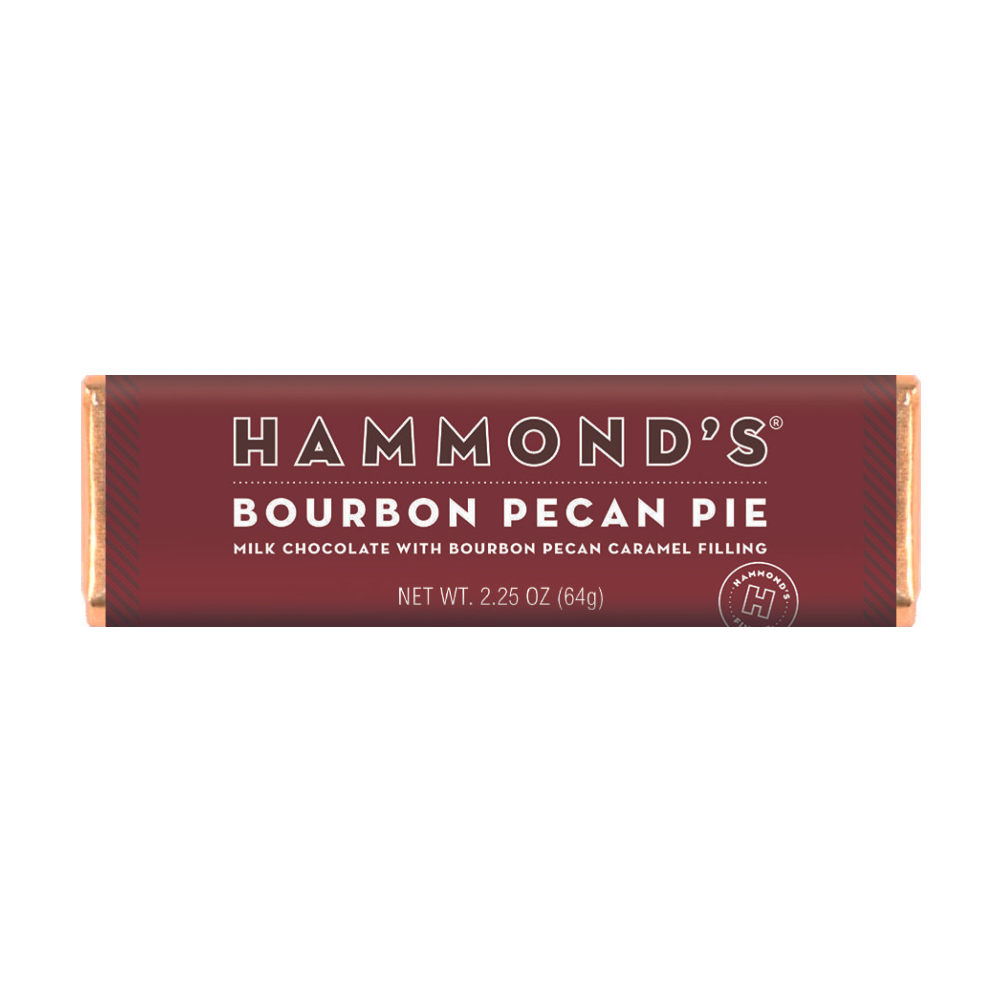 Bourbon Pecan Pie Milk Chocolate Bars