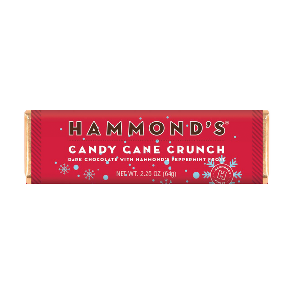 Hammond's Candies Candy Cane Crunch Chocolate Bars