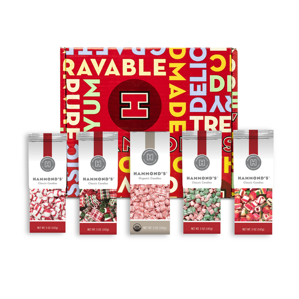 Hammond's Candies Holiday Nostalgic Candy Gift Box