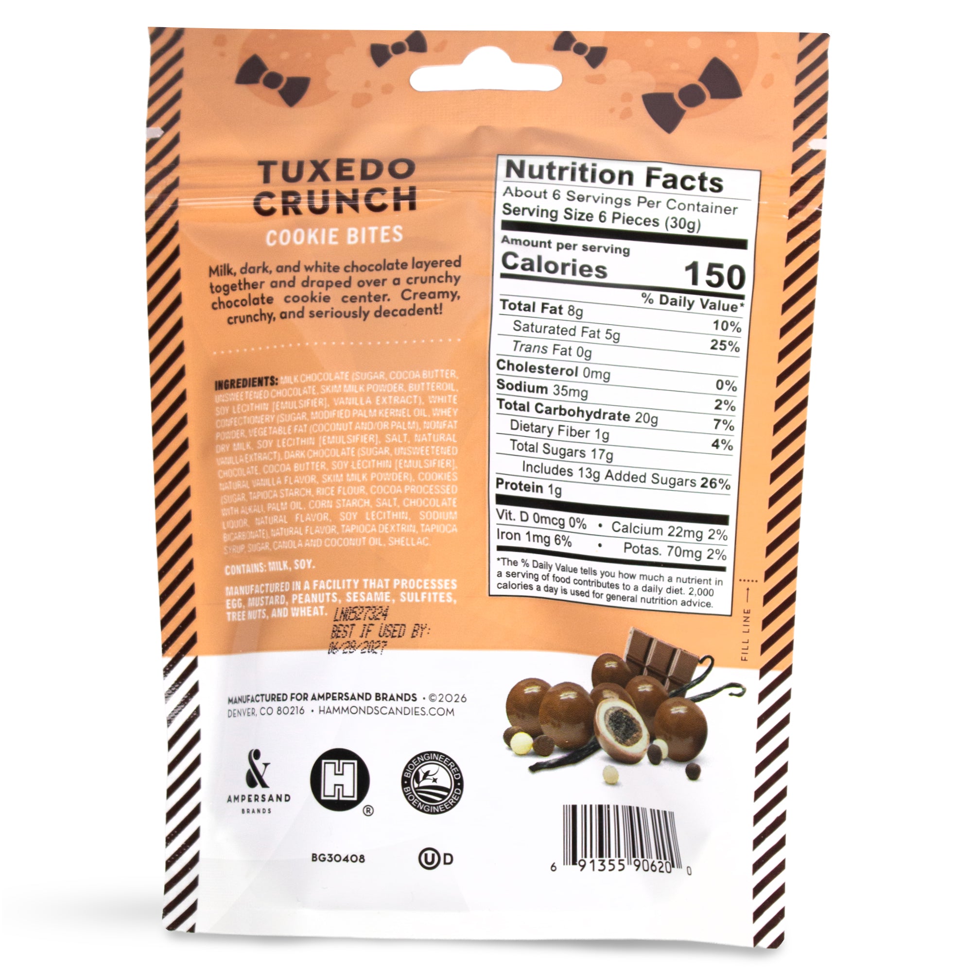 Tuxedo Crunch Cookie Bites