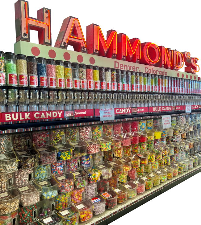 Wall of Candy in Store
