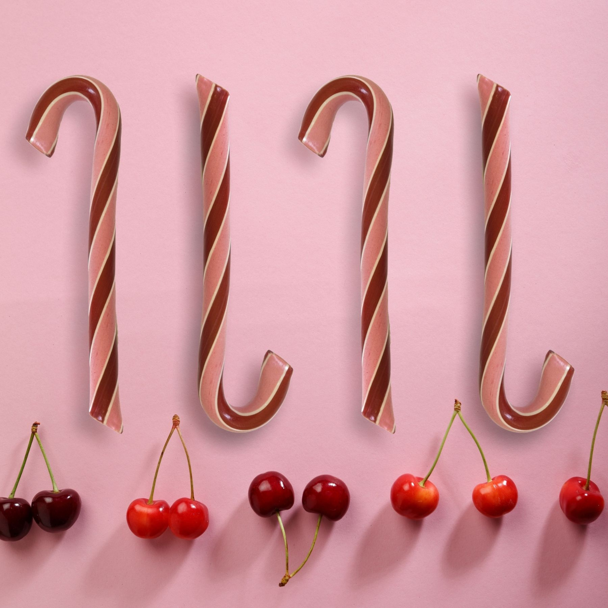 Organic Cherry Candy Canes