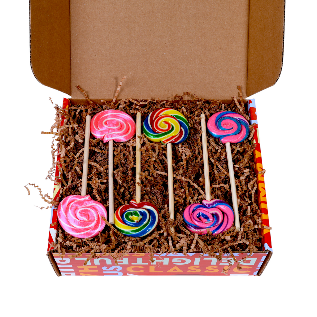 Hammond's Candies 6 Lollipop Gift Box