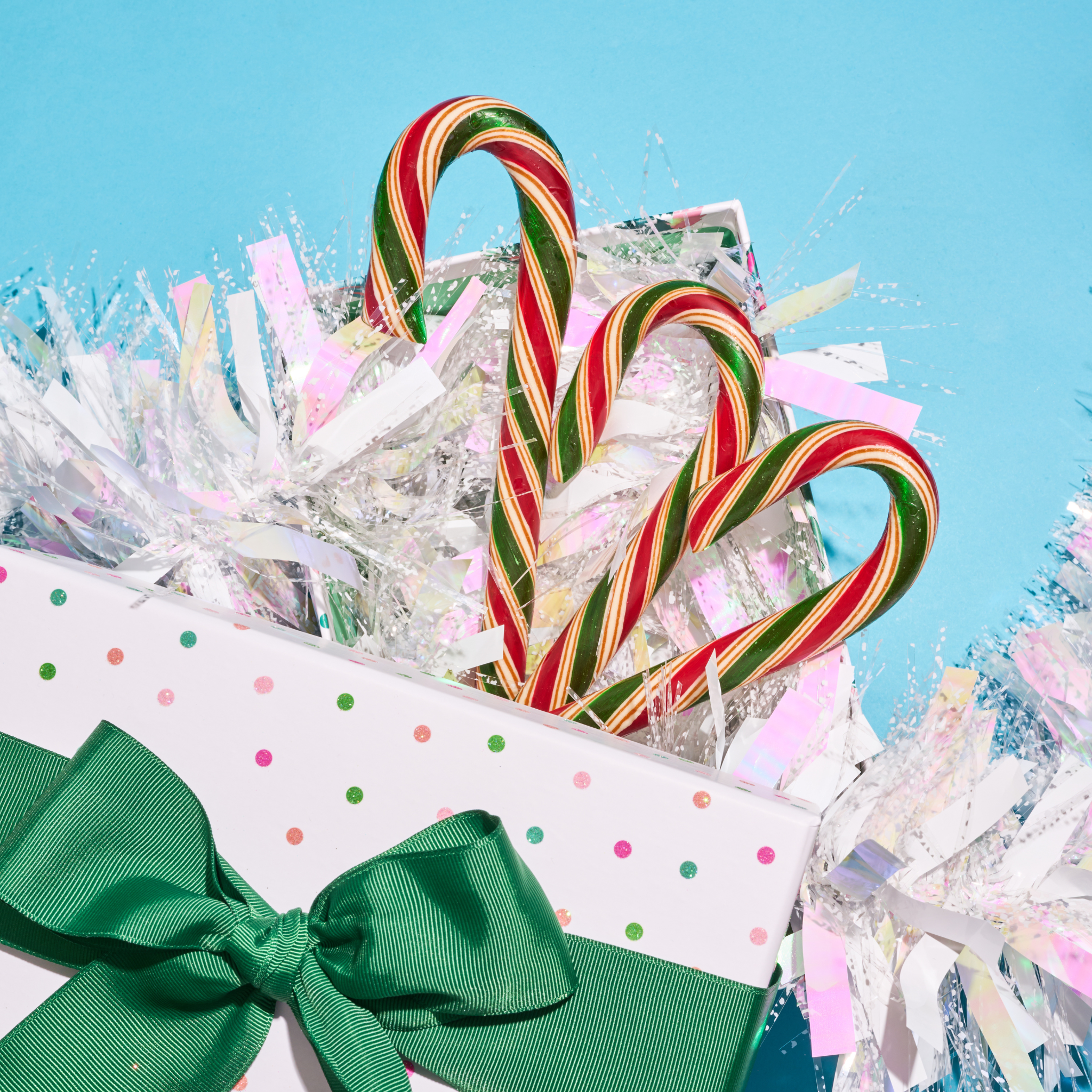 Raspberry Candy Canes Filled with Chocolate