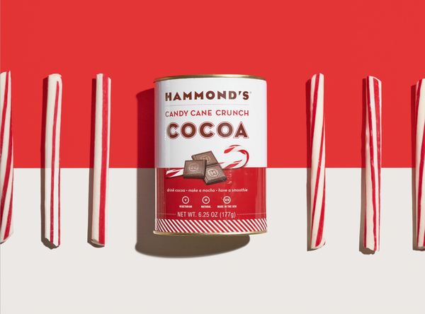 Candy Cane Crunch Cocoa and Peppermint Stirrers