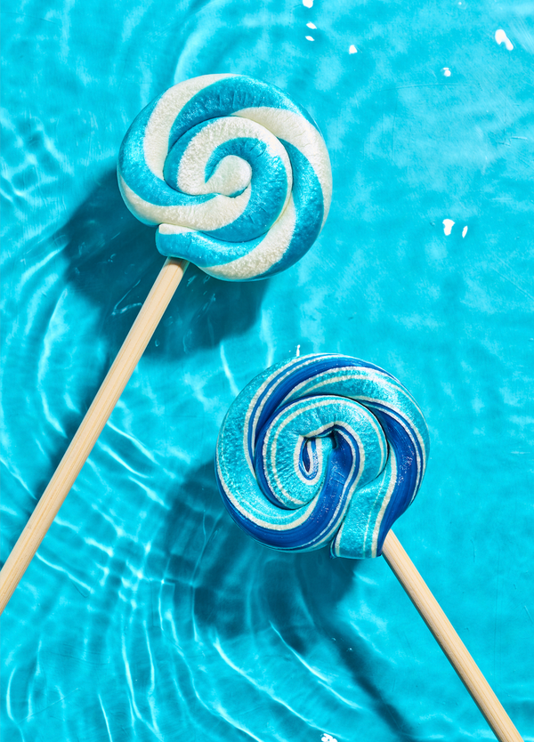 Large Blue Raspberry Lollipop Lollipops – Hammond's Candies
