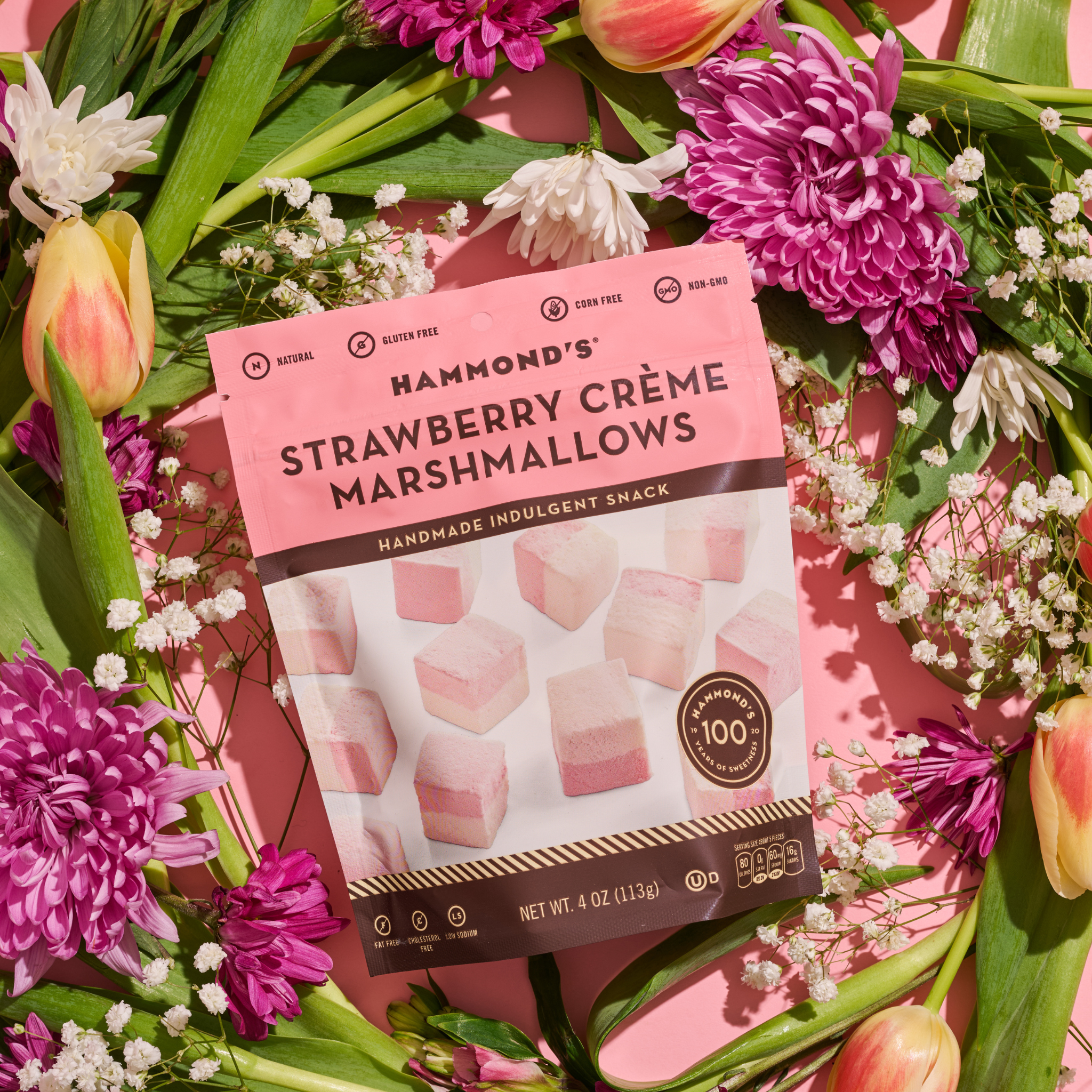 Strawberry Crème Marshmallows