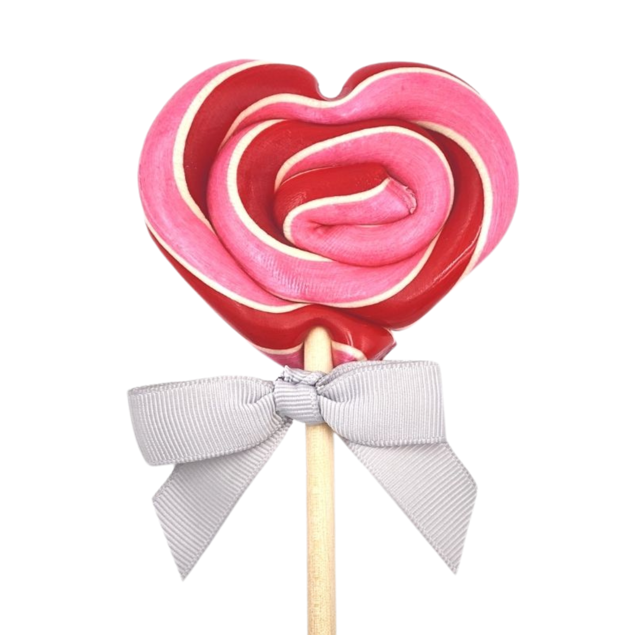 Strawberry Short Cake 1 oz. Heart Lollipops