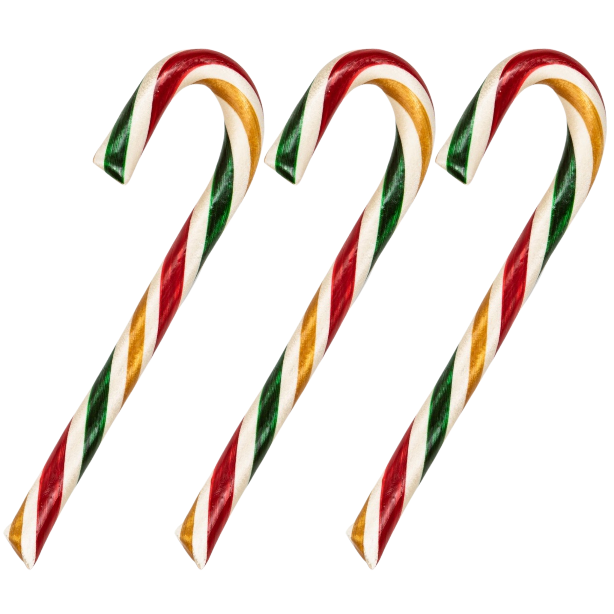 Cookie Candy Canes Filled with Frosting