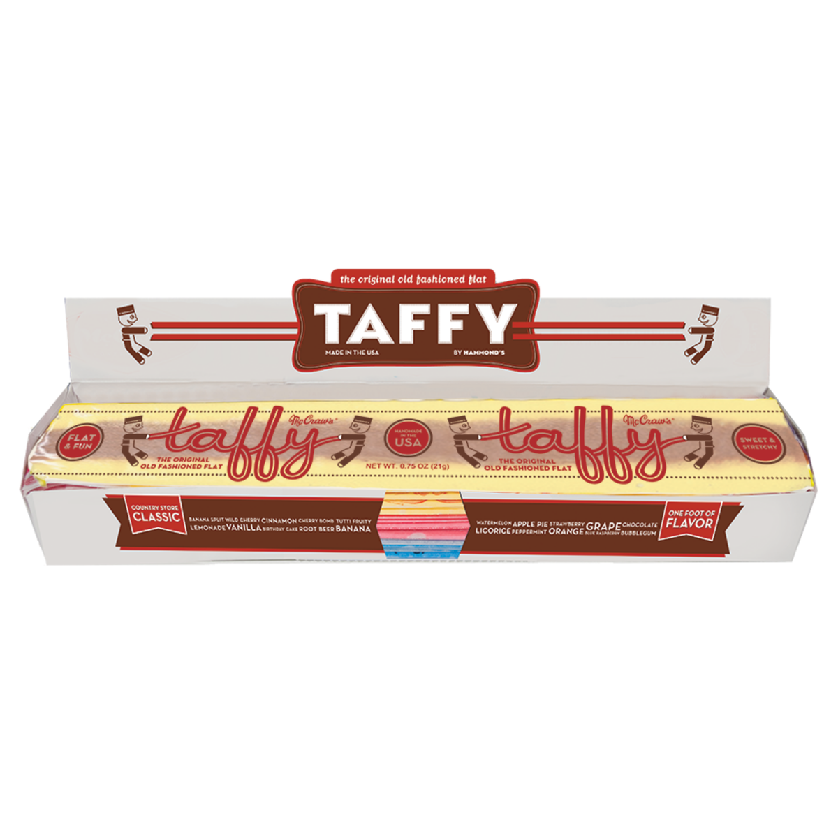 McCraw's Flat Taffy | Hammond's Candies Since 1920