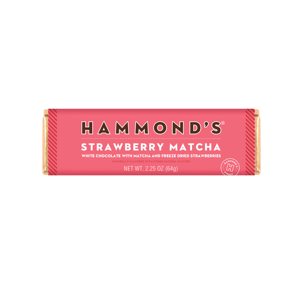 Strawberry Matcha Chocolate Bar | Hammond's Candies