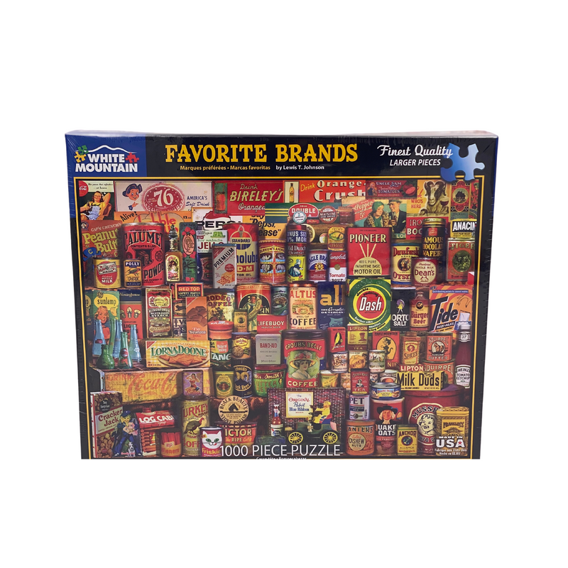 1000 Piece Puzzle-favorite brands