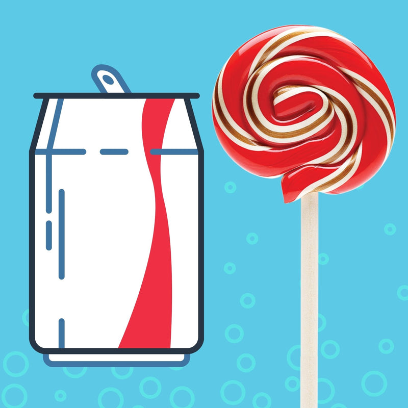 Cherry Cola Lollipop Glamour Shot