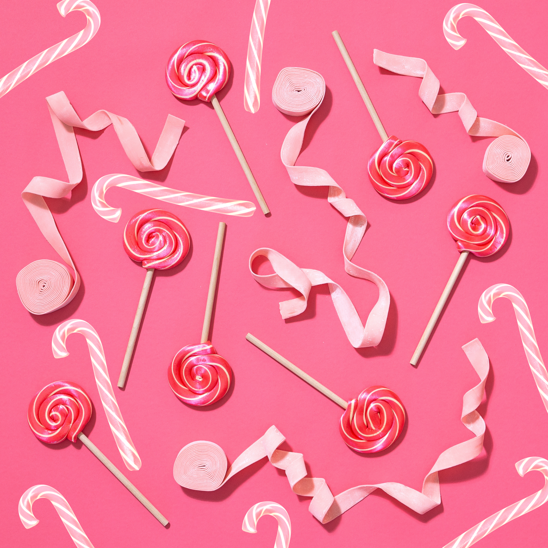 Bubble Gum Candy Canes- social media picure