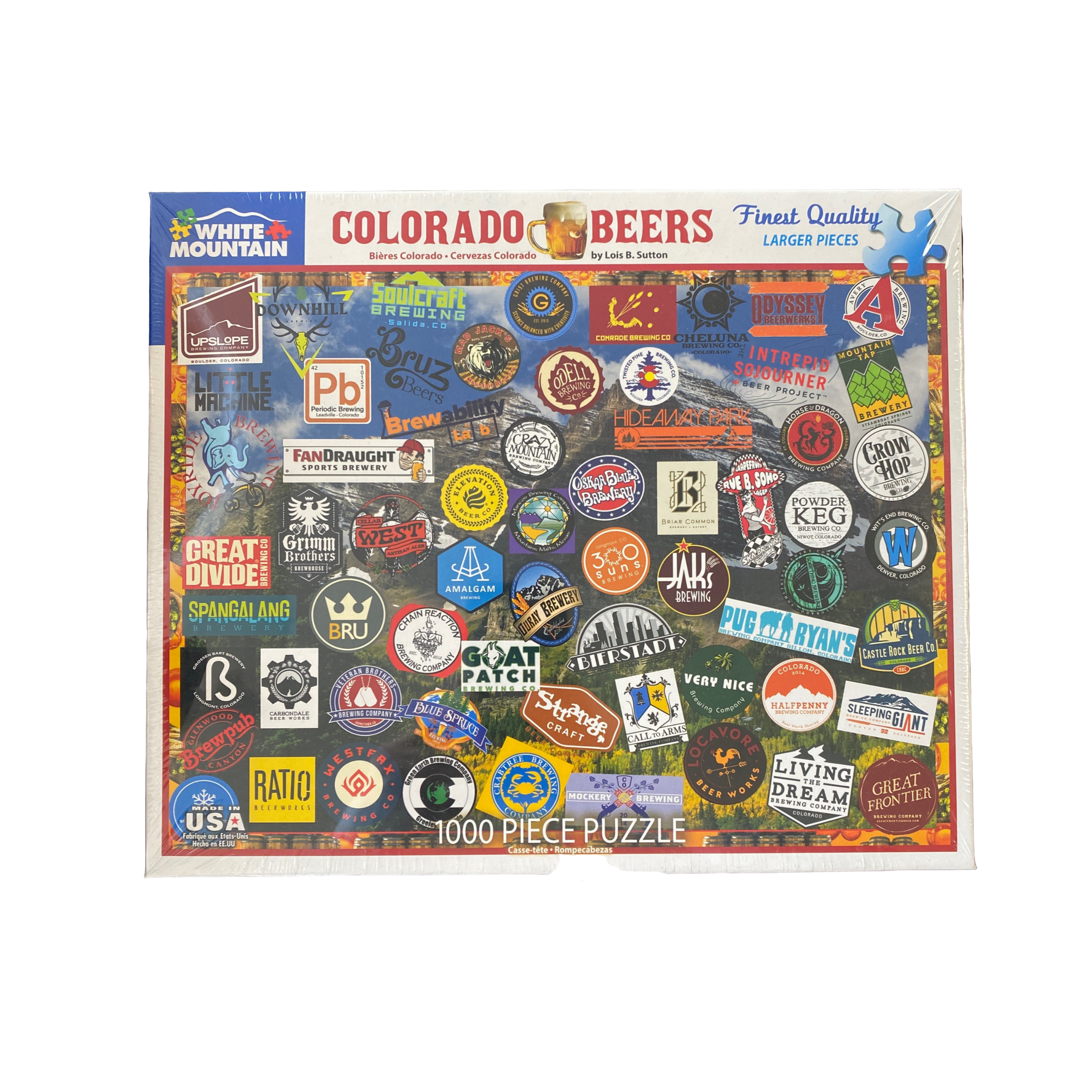 1000 Piece Puzzle-colorado beers