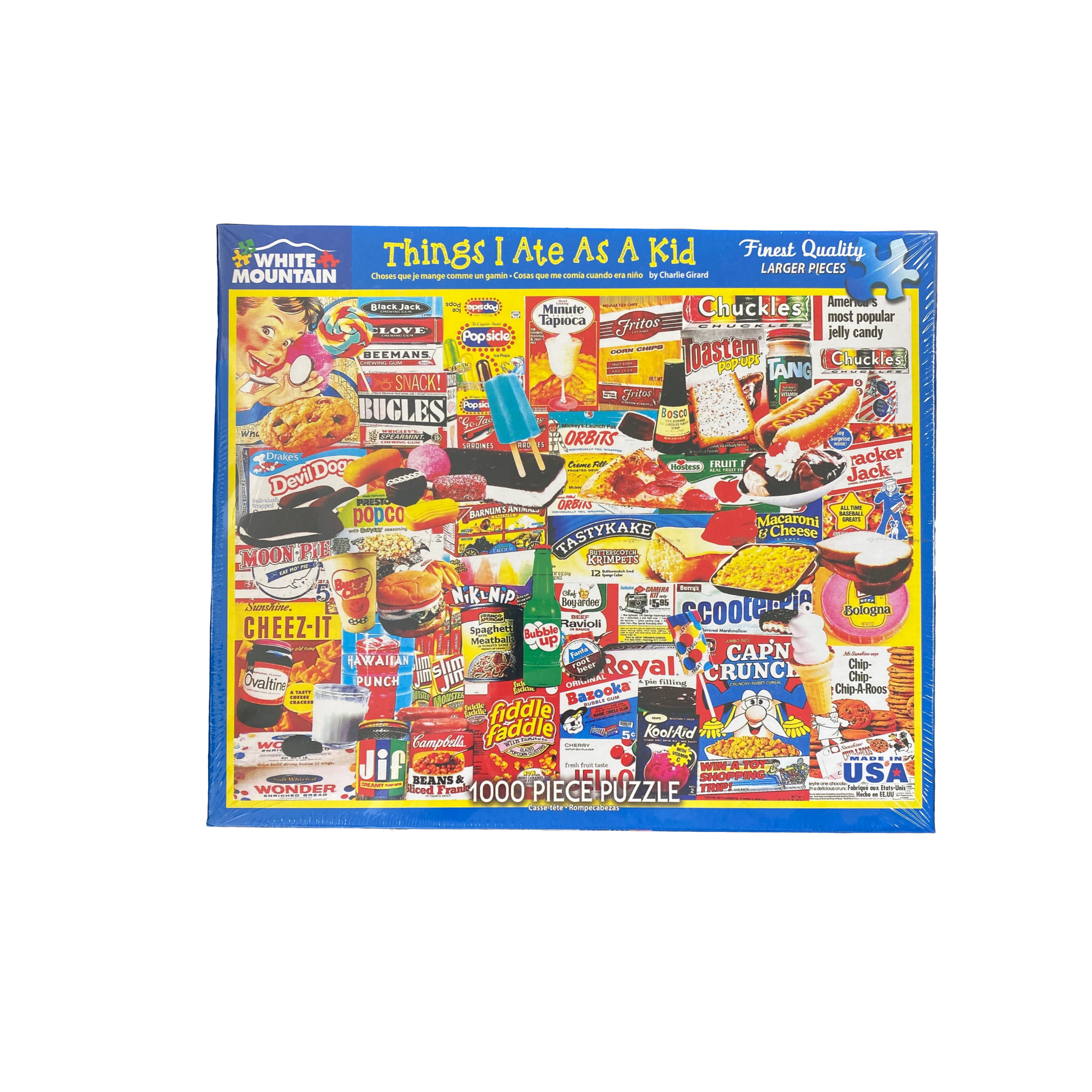1000 Piece Puzzle-things I ate as a kid