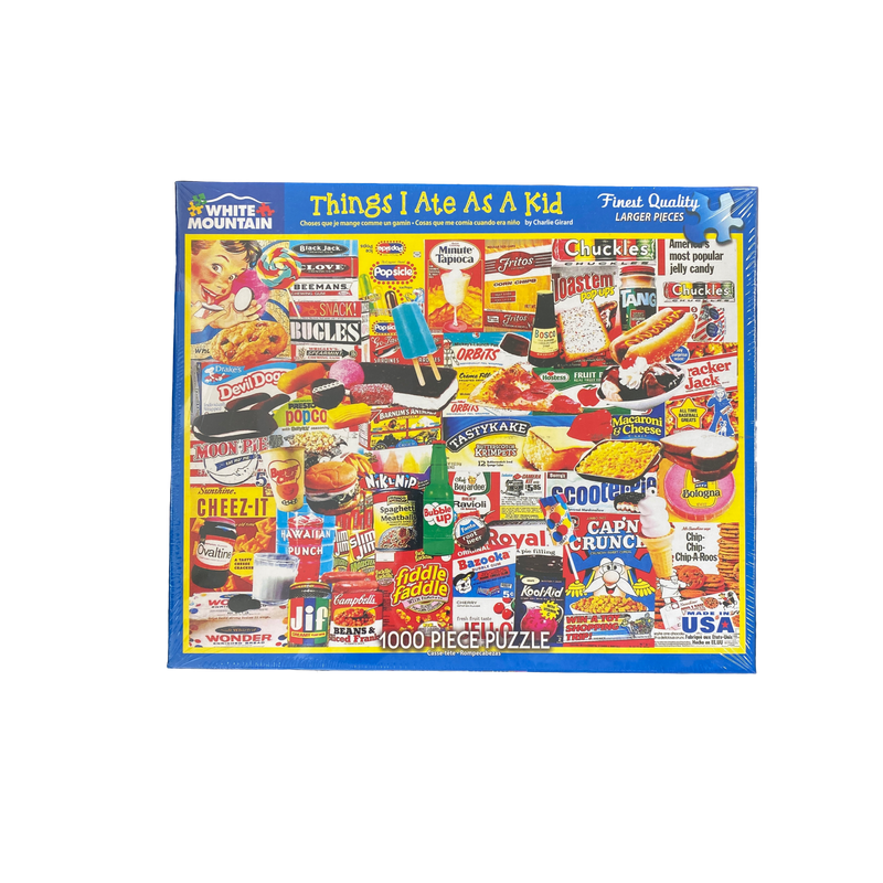 1000 Piece Puzzle-things I ate as a kid