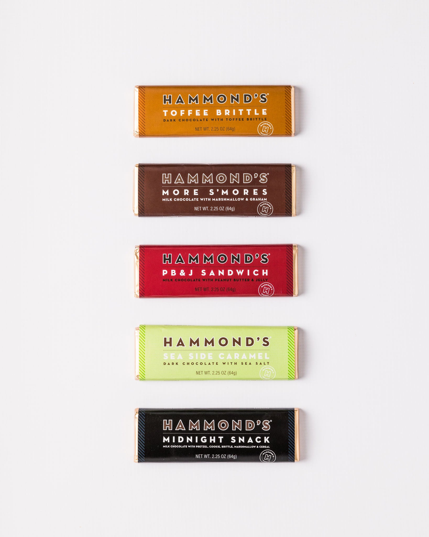 Hammond's Sea Side Caramel Milk Chocolate - 2.25 oz bar