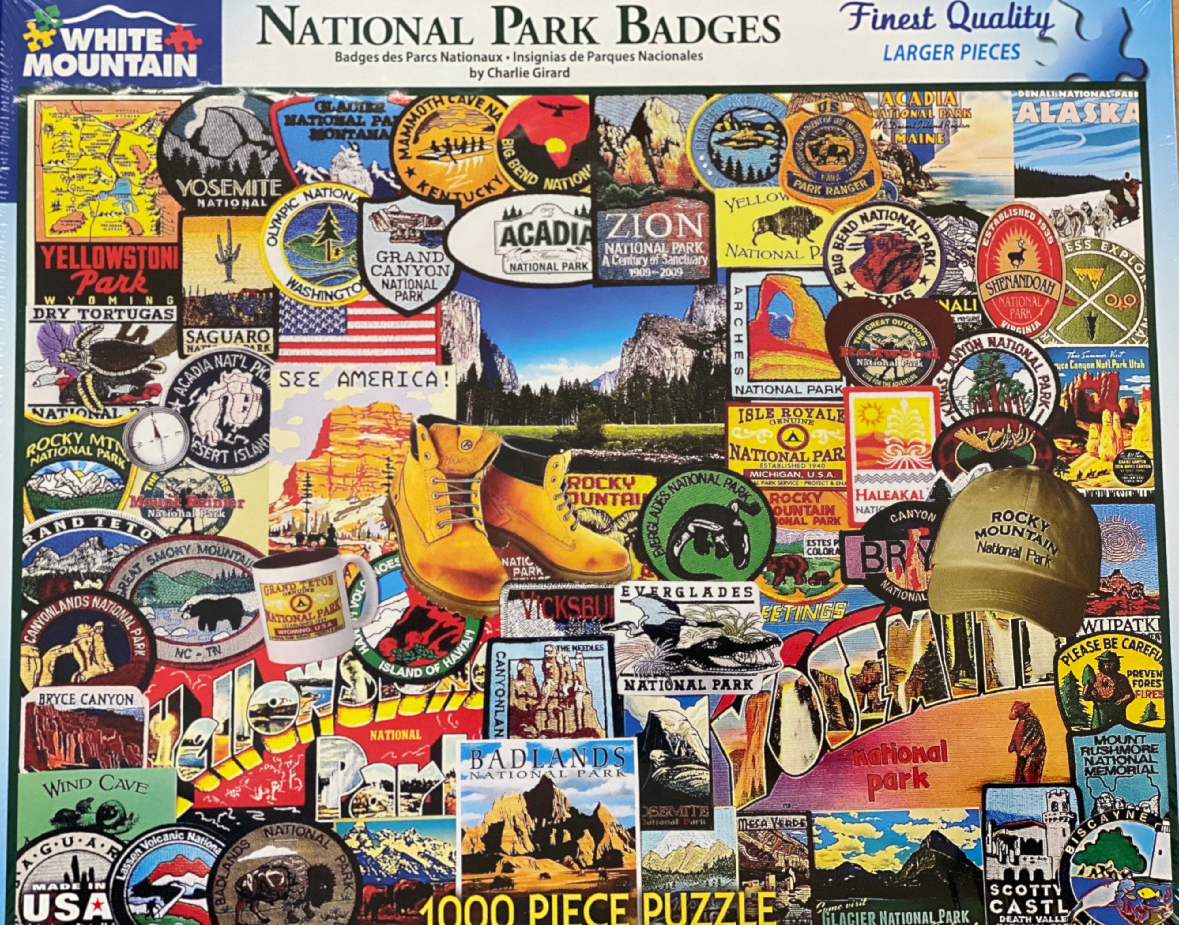 1000 Piece Puzzle-National Parks