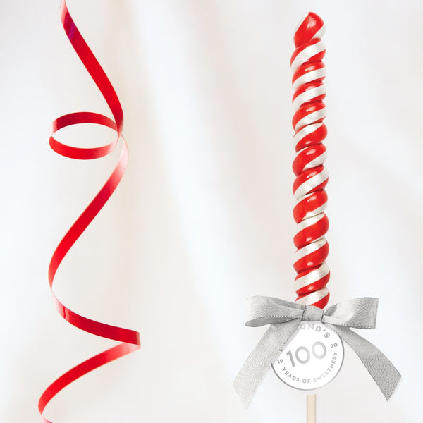 Peppermint Spiral Stick Lollipop Glamour Shot