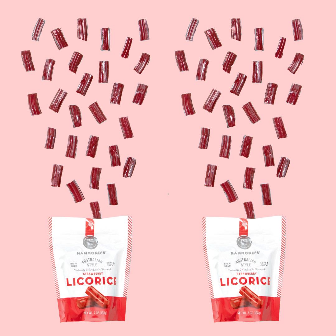 Australian Style Strawberry Licorice Bundles