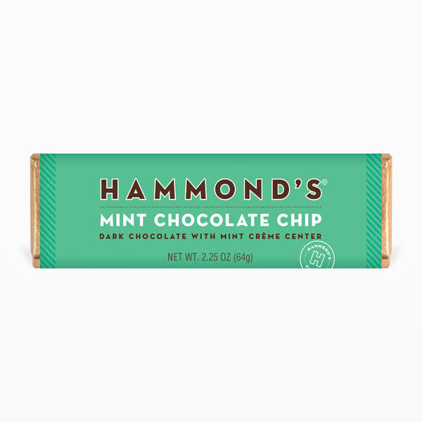 Mint Chocolate Chip Chocolate Candy Bar
