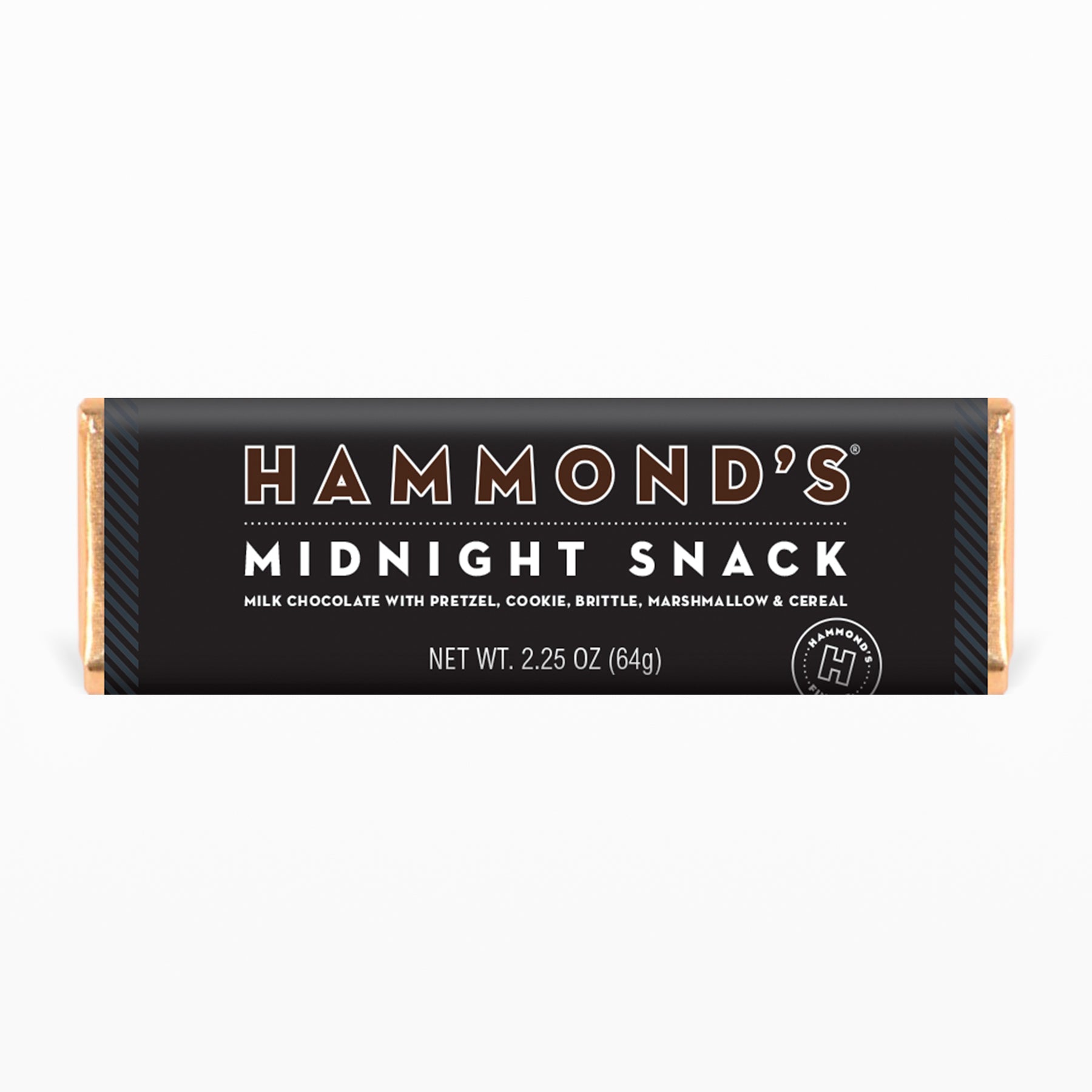 Hammond's Candies Midnight Snack Milk Chocolate Candy Bar