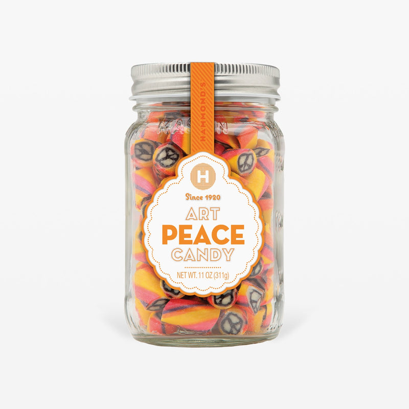 Peace Art Candy Mason Jar