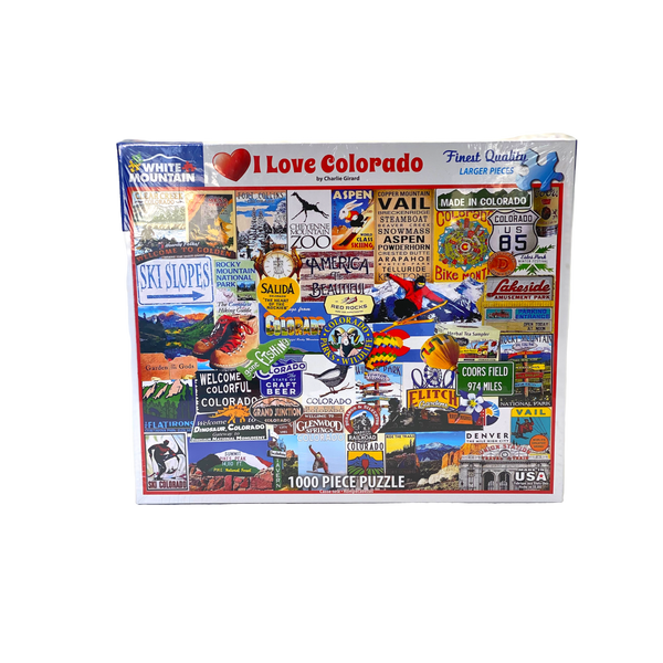 1000 Piece Puzzle-I love Colorado