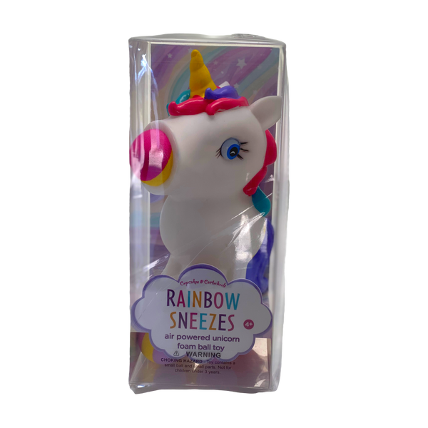 Rainbow Unicorn Sneeze Ball Toy