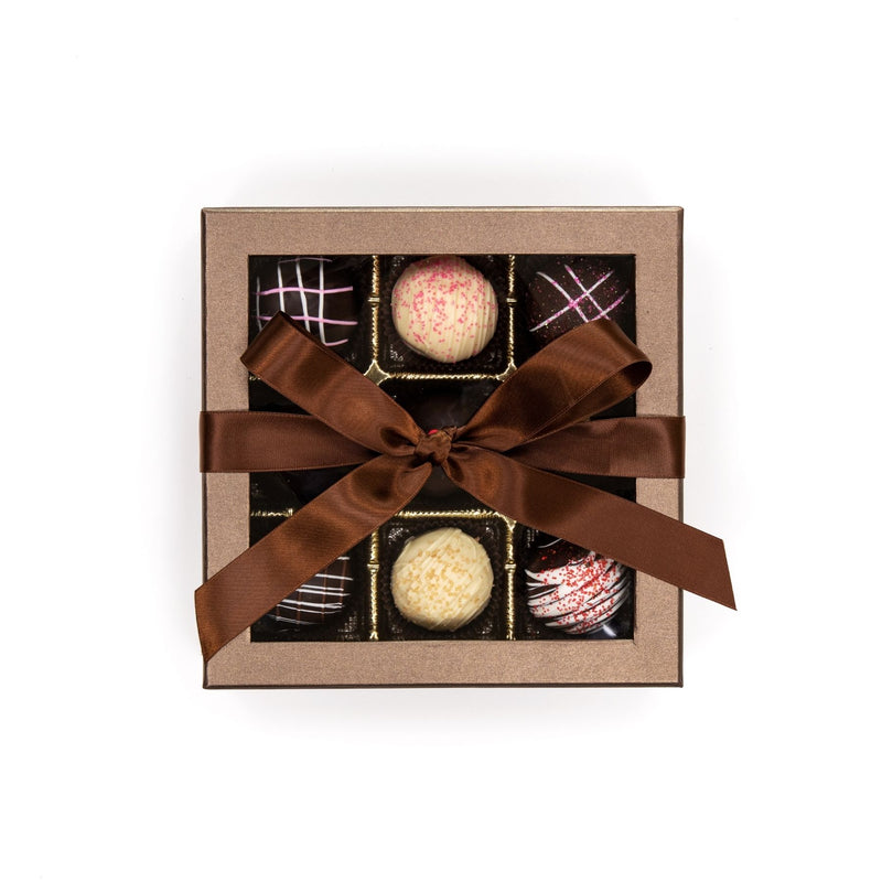 Large Truffle Chocolate Brown Box with Bow