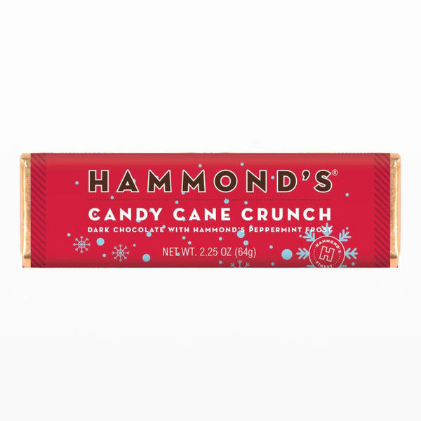 Candy Cane Crunch Chocolate Candy Bars