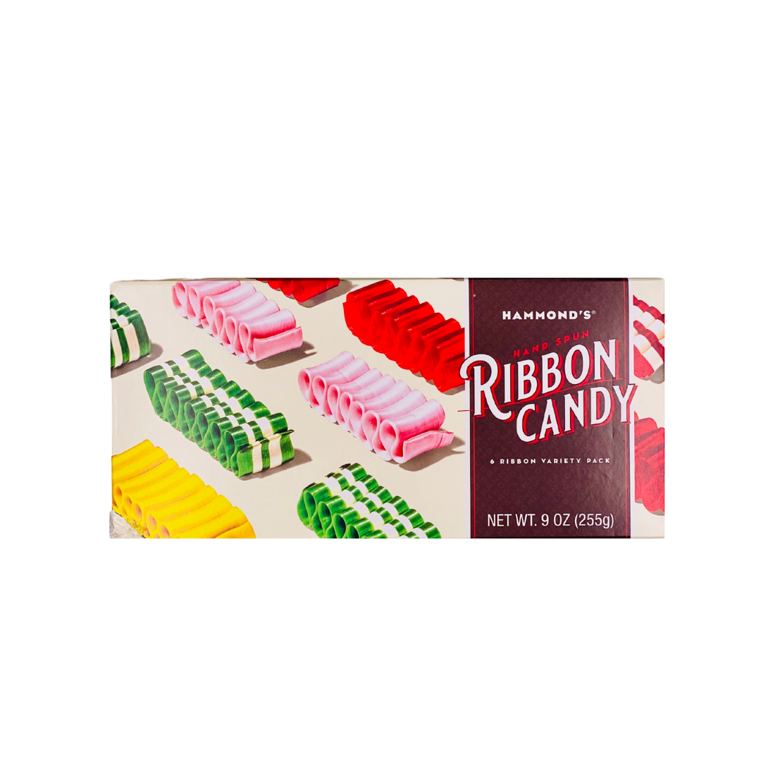 Cream Colored Ribbon Candy Gift Box