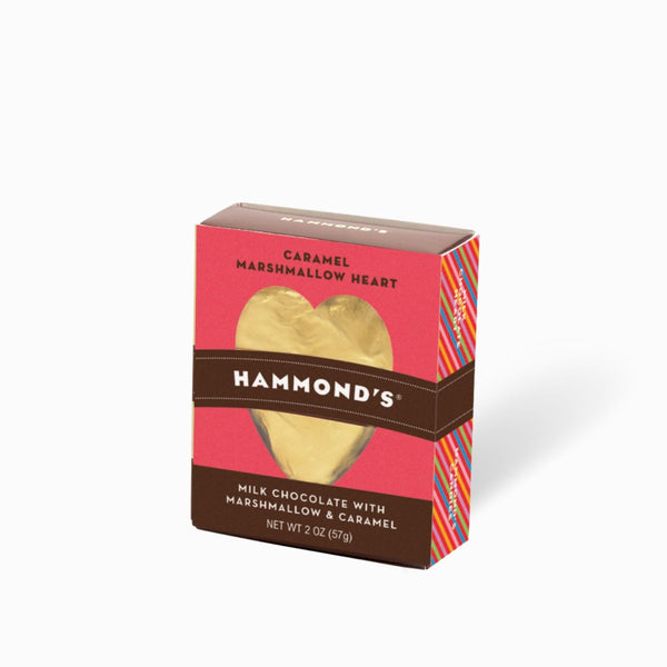 Caramel Marshmallow Milk Chocolate Heart