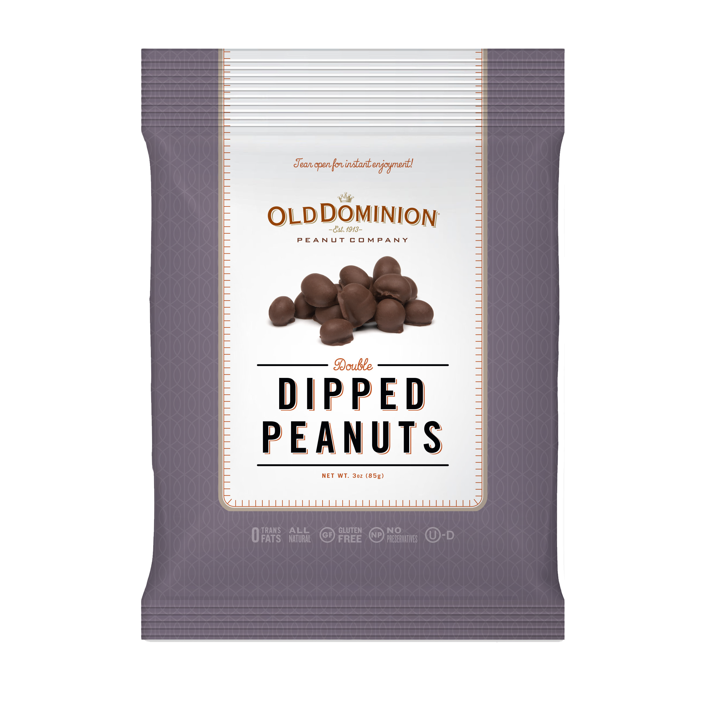 Old Dominion Double Dipped Peanuts Grab and Go Bag