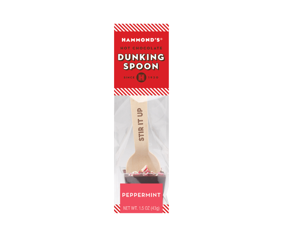 peppermint dunking spoon 